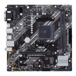 ASUS PRIME B450M-K II, Socket AM4, AMD B450, Dual 2xDDR4-4400, APU AMD graphics, VGA, DVI, HDMI, 1xPCIe X16, 4xSATA3, RAID, 1x M.2 slot, 2xPCIe X1, ALC887 7.1ch HDA, GbE LAN,  2xUSB3.1 Gen 2, 6xUSB3.2, 5X Pro.III, mATX